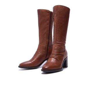 Carl Scarpa Lodeve Tan Leather Ankle Boots